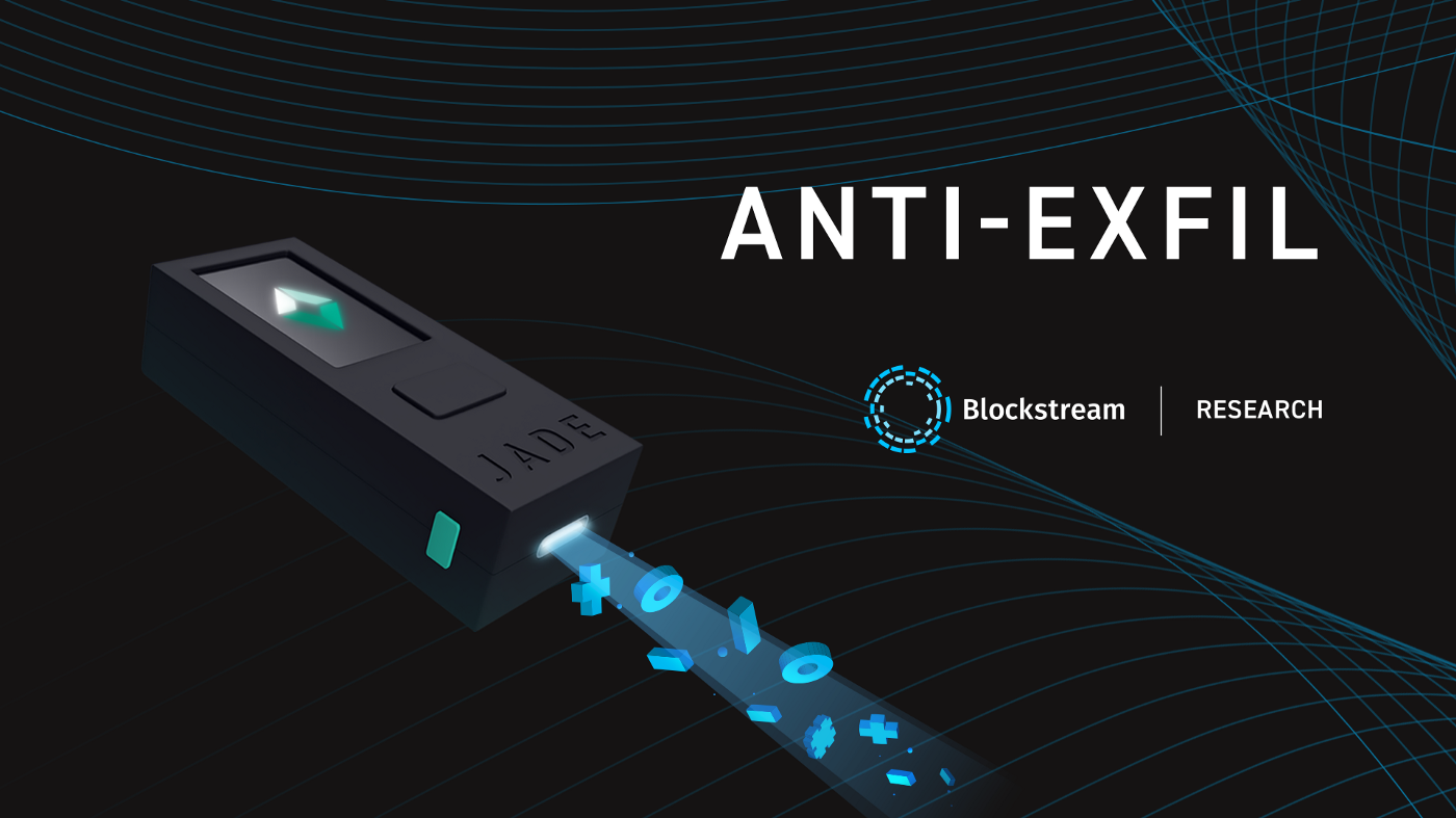 Blockstream on LinkedIn: Blockstream Jade's New Camera Activation