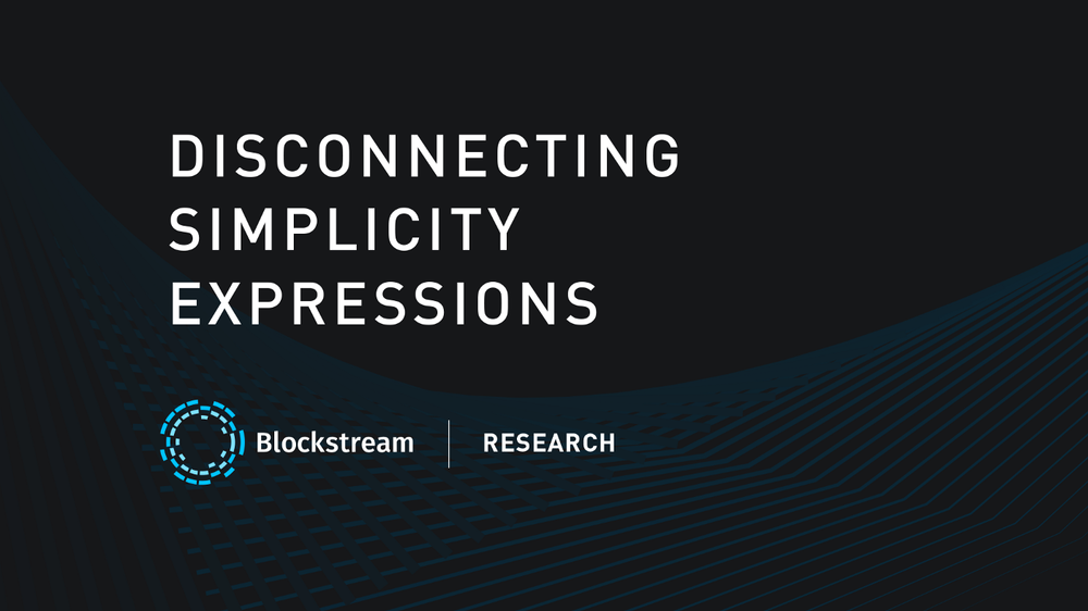 Disconnecting Simplicity Expressions