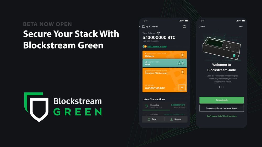 Announcing a limited edition Blockstream Jade (Transparent Green) :  r/Bitcoin