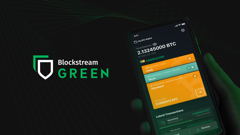 A Newly Redesigned Blockstream Green Wallet Goes Mobile