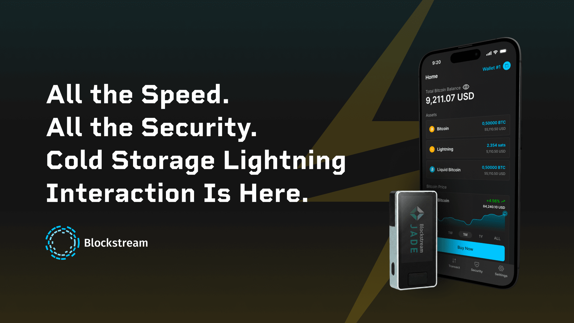 All the Speed. All the Security. Jade Lightning Payments Are Here.