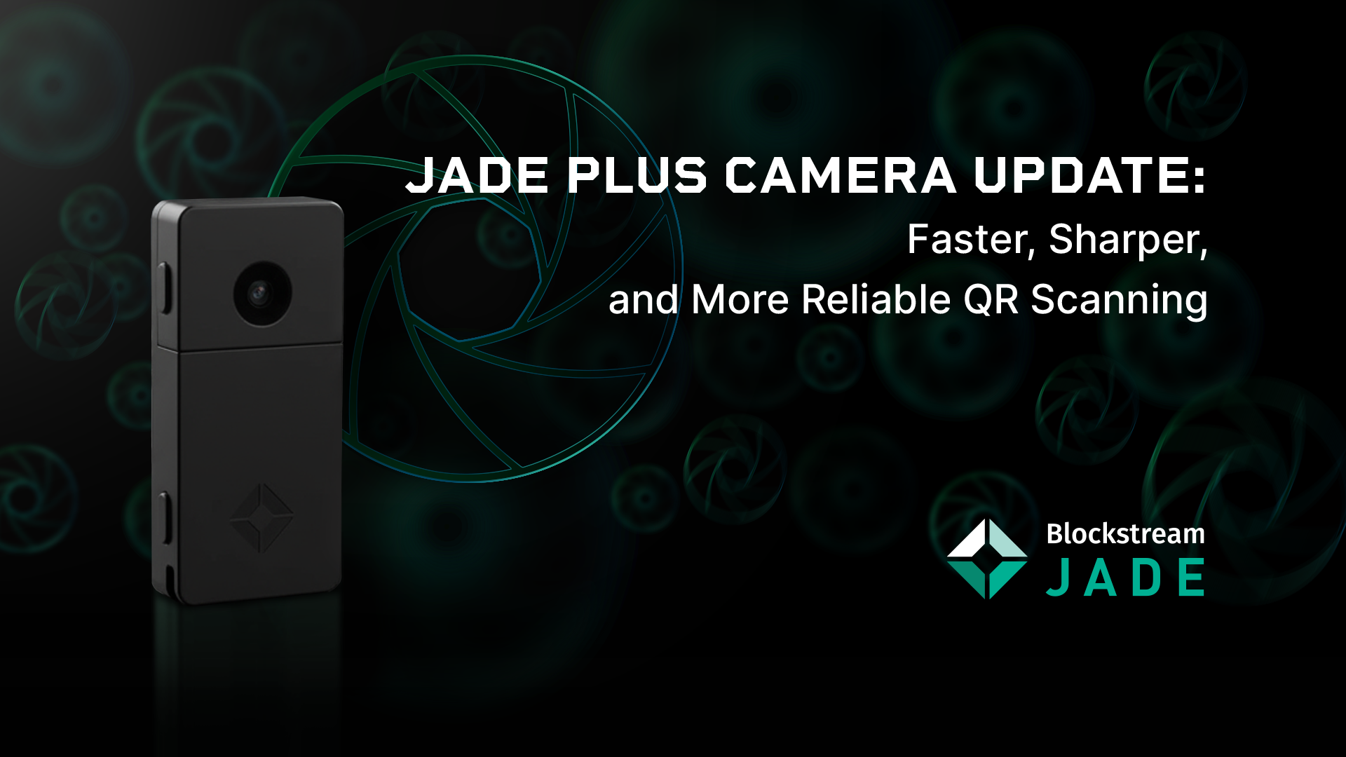 With the Jade Plus camera upgrade, QR scanning executes up to 35% faster. 