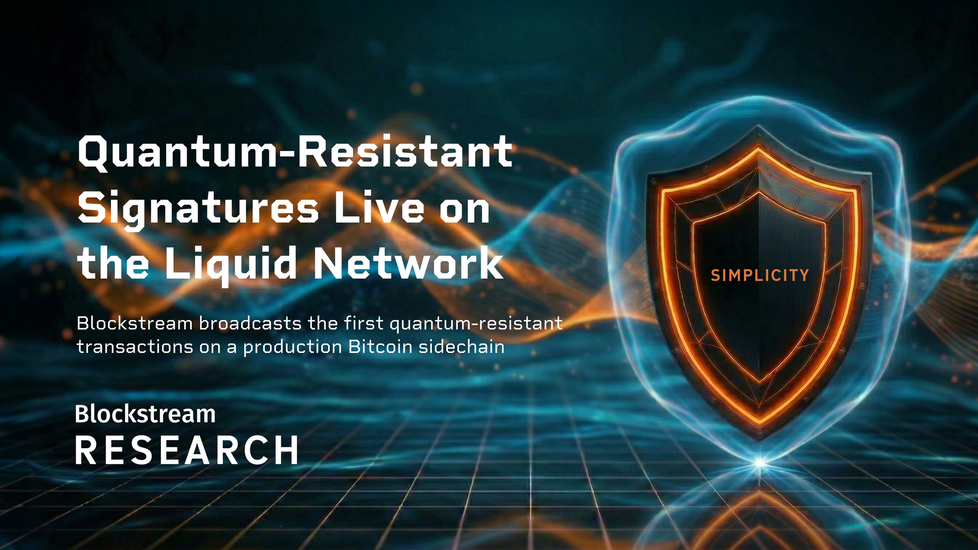 Quantum-Resistant Signatures Live on the Liquid Network