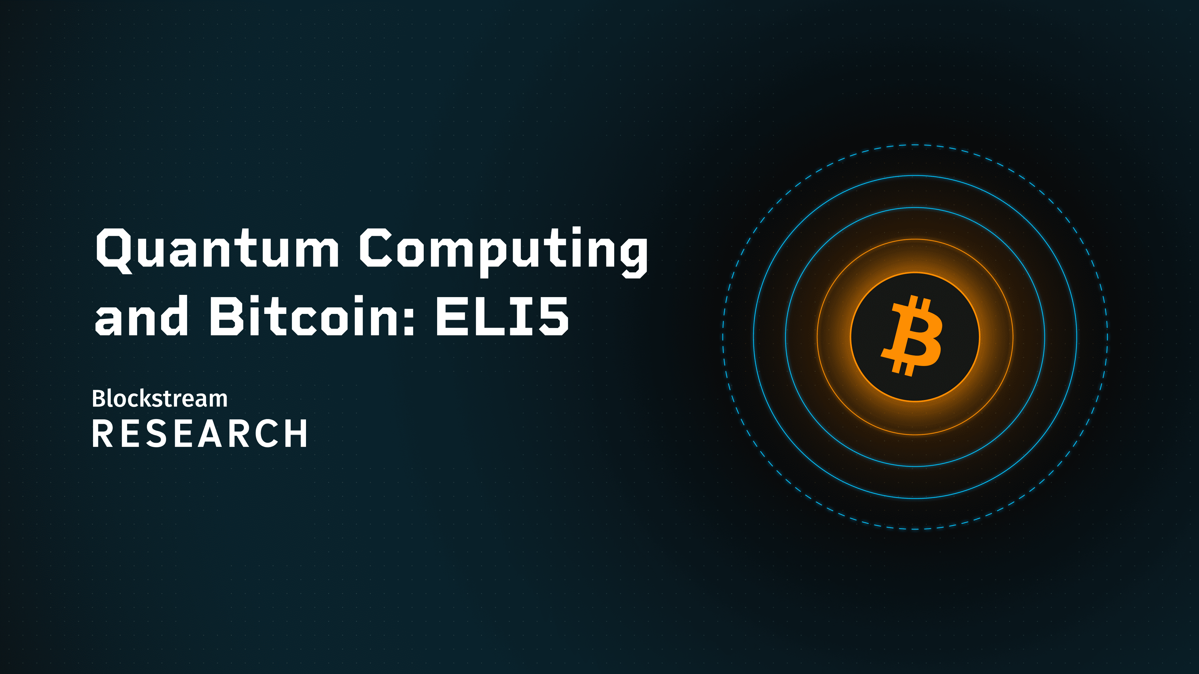 Quantum Computing and Bitcoin: Explain It Like I'm Five