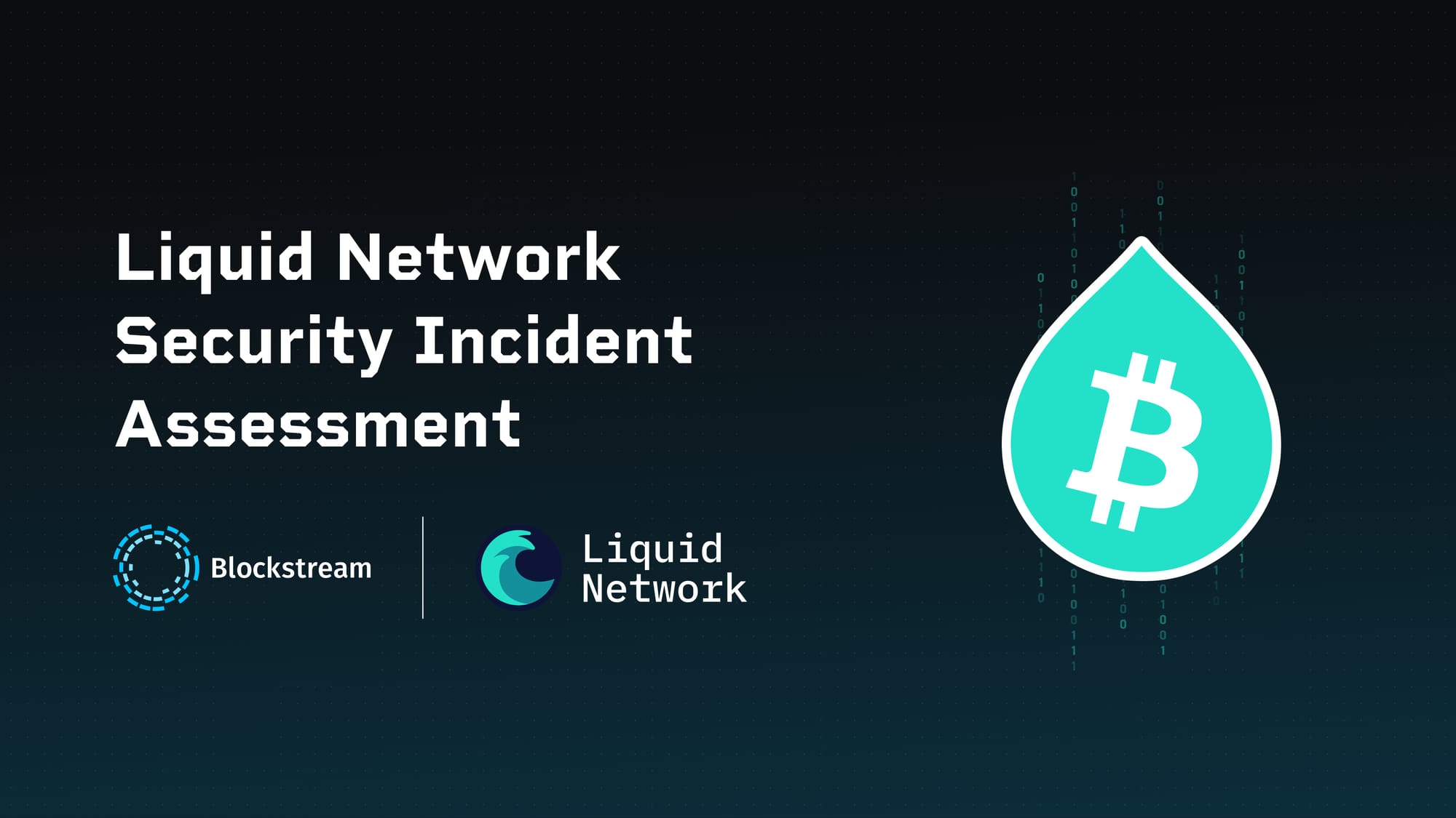 Liquid Network Security Incident Assessment